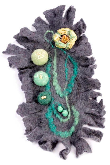 zbiór haftowanych próbek